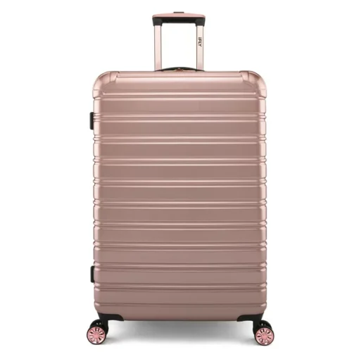 iFLY Hard Sided Fibertech Printed Luggage, Rose Gold