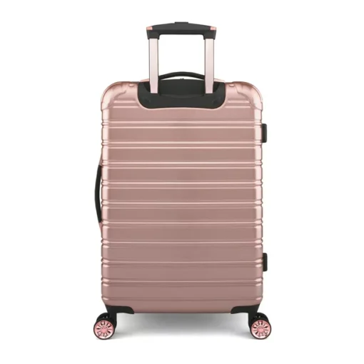 iFLY Hard Sided Fibertech Printed Luggage, Rose Gold - Image 4