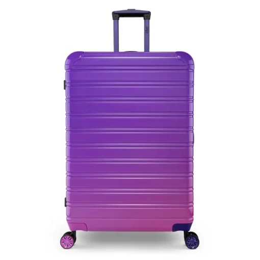 iFLY Hard Sided Fibertech Printed Luggage, Midnight Berry - Image 3