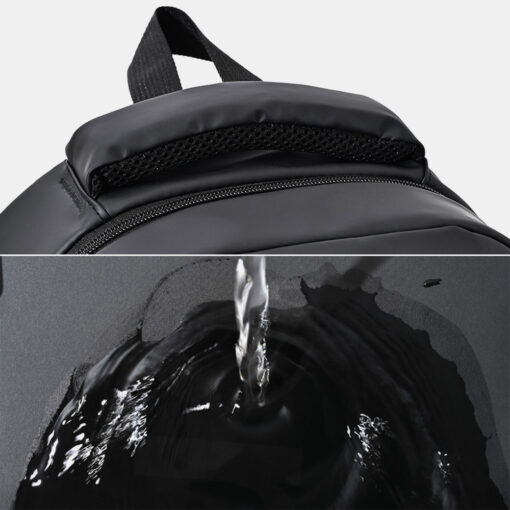 BURBROS Confident Waterproof Backpack Multi-pocket 15.6 Inch Laptop Bag Student Bag Shoulder Bag - Image 9