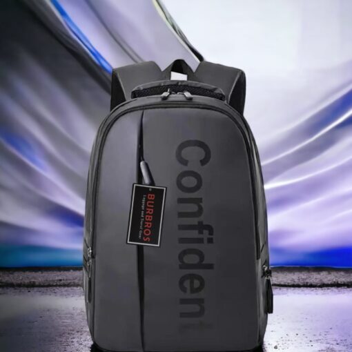 BURBROS Confident Waterproof Backpack Multi-pocket 15.6 Inch Laptop Bag Student Bag Shoulder Bag