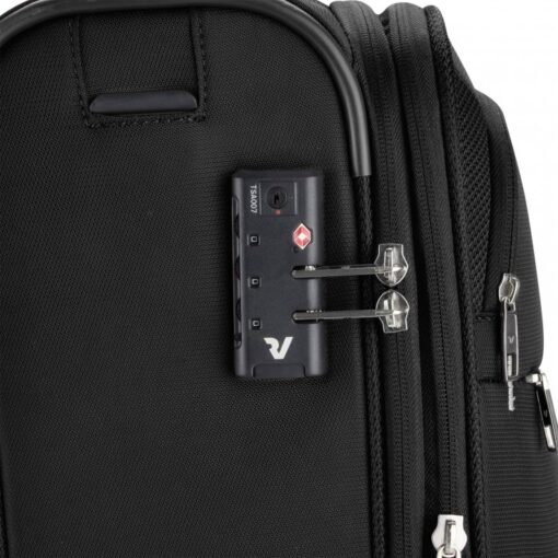RONCATO JOY Expandable Luggage Trolley Blue - Image 6