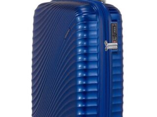 AMERICAN TOURISTER Jetglam Spinner Double Roller 4 wheels Metallic Blue - Image 5