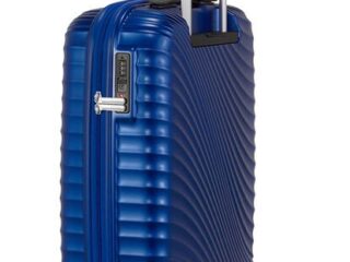 AMERICAN TOURISTER Jetglam Spinner Double Roller 4 wheels Metallic Blue - Image 7
