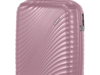AMERICAN TOURISTER Jetglam Spinner Double Roller 4 wheels Baby Pink
