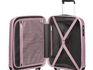 AMERICAN TOURISTER Jetglam Spinner Double Roller 4 wheels Baby Pink - Image 2