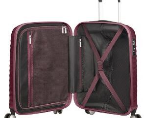 AMERICAN TOURISTER Jetglam Spinner Double Roller 4 wheels Grape Maroon - Image 3