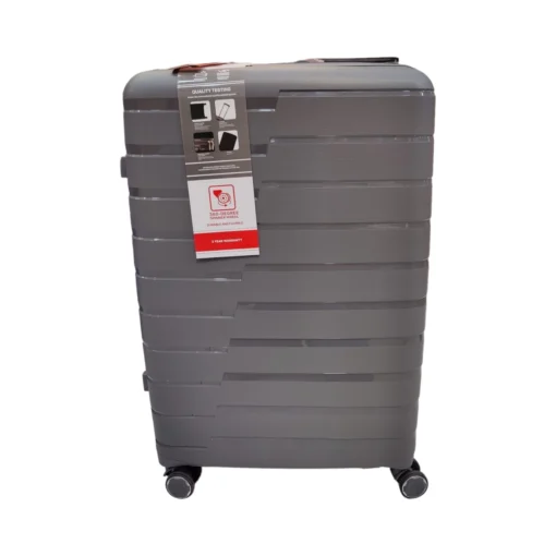 Burbros Quadralite Series 4 pc Set Luggage Trolley Grey - Image 7