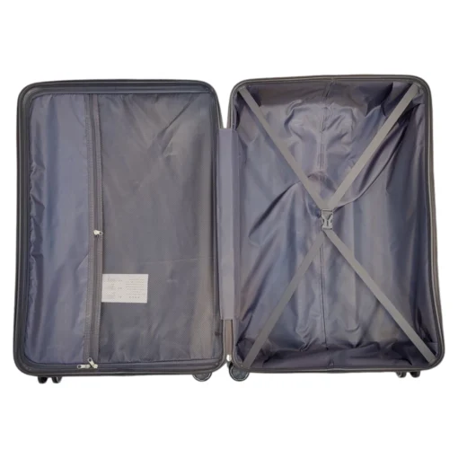 Burbros Quadralite Series 4 pc Set Luggage Trolley Grey - Image 3