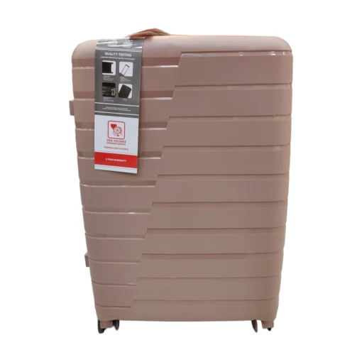 Burbros Quadralite Series 4 pc Set Luggage Trolley Pink - Image 6