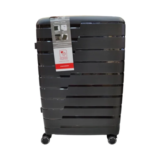 Burbros Quadralite Series 4 pc Set Luggage Trolley Black - Image 8
