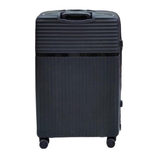 Polo World Polypropylene Hardcase Luggage Trolley Set Black - Image 6