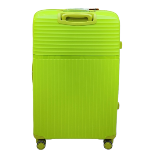 Polo World Polypropylene Hardcase Luggage Trolley Set Green - Image 6