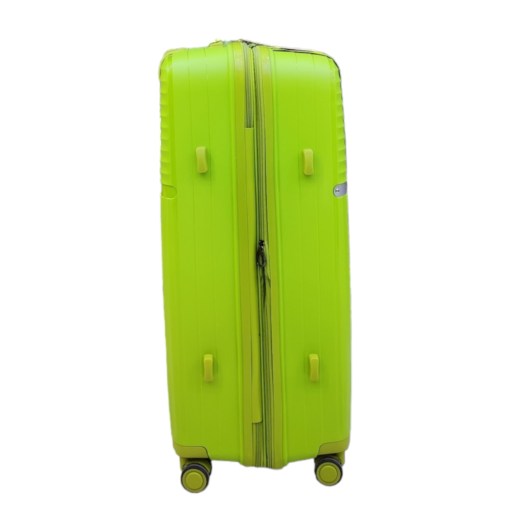 Polo World Polypropylene Hardcase Luggage Trolley Set Green - Image 7