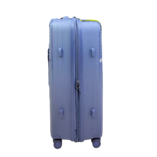 Polo World Polypropylene Hardcase Luggage Trolley Set Grey - Image 7