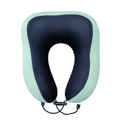 Burbros Neck Pillow Memory Foam Light Green