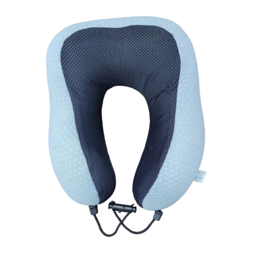 Burbros Neck Pillow Memory Foam Light Blue