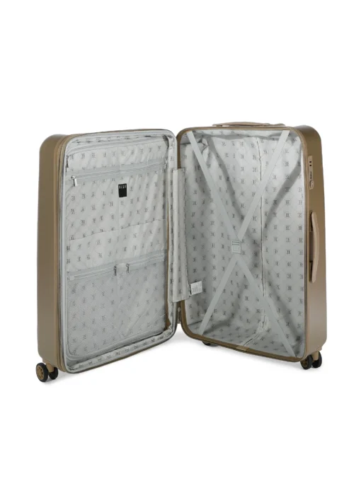 Elle Paris CHIC Polycarbonate Fashion Luggage Gold - Image 6