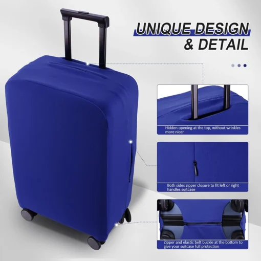 Burbros Lycra soft Spandix cover Luggage premium stretchable material