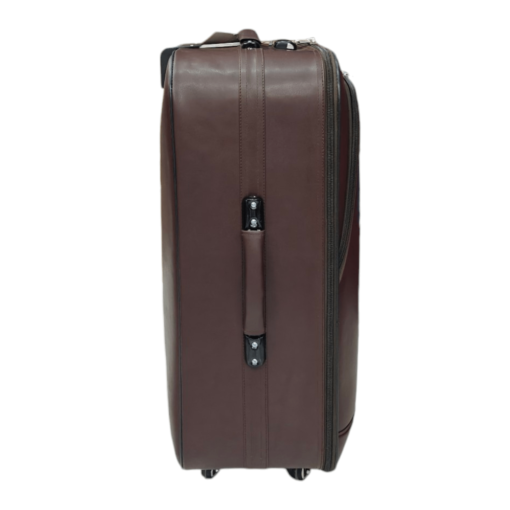 Burbros Leatherite Series 3 pc Set Luggage Trolley Maroon - Image 17